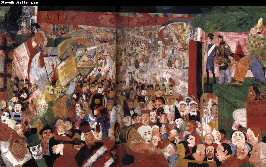 James Ensor The Entry of Christ into Brussels